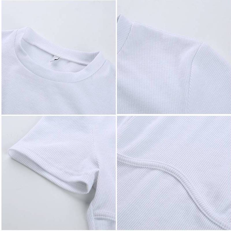 SUCHCUTE Female T-Shirt Crop Top White Shirt Strap Poleras Mujer De Moda 2019 Summer Polera Blanca Hot Casual Korean Style Women SUCHCUTE Female T-Shirt Crop Top White Shirt Strap Poleras Mujer De Moda 2019 Summer Polera Blanca Hot Casual Korean Style Women Color : white tee