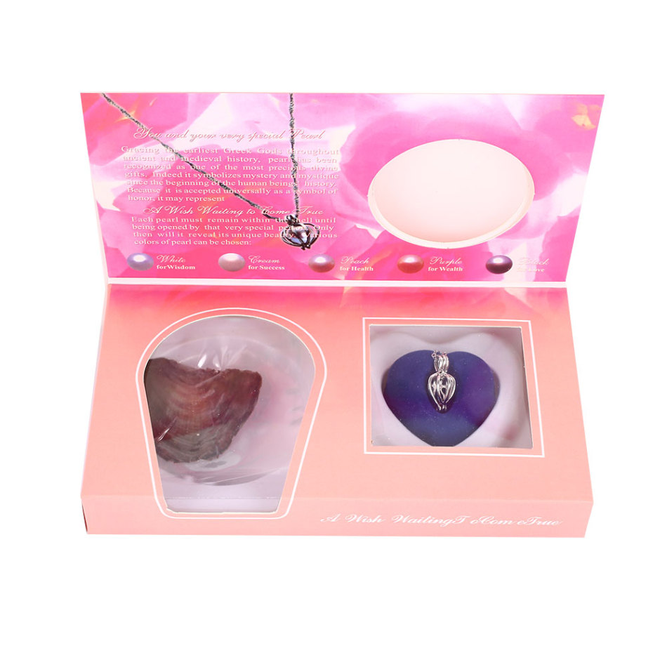 Natürliche Oyster Wünschen Perle Anhänger Halskette Charme Halskette Geschenk Box Beliebten Mode Frauen Schmuck Geschenk Natürliche Oyster Wünschen Perle Anhänger Halskette Charme Halskette Geschenk Box Beliebten Mode Frauen Schmuck Geschenk