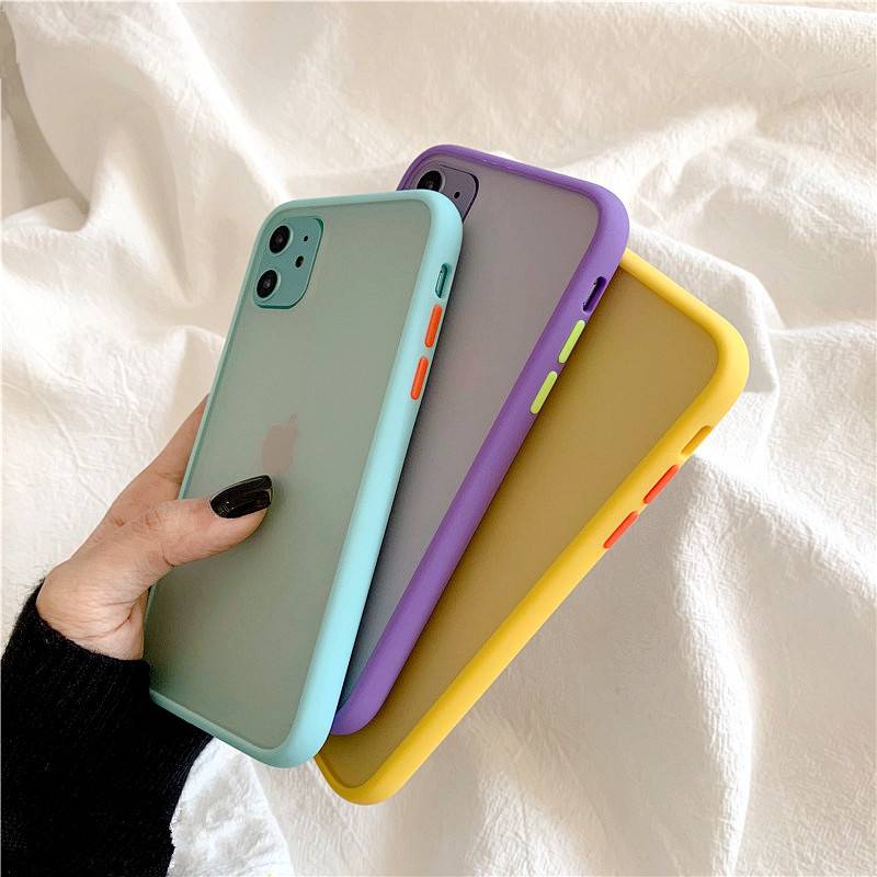 Mint Hybrid Simple Matte Bumper Phone Case For iPhone 11 Pro Max XR XS Max 6S 8 7 Plus Shockproof Soft TPU Silicone Clear Cover Mint Hybrid Simple Matte Bumper Phone Case For iPhone 11 Pro Max XR XS Max 6S 8 7 Plus Shockproof Soft TPU Silicone Clear Cover