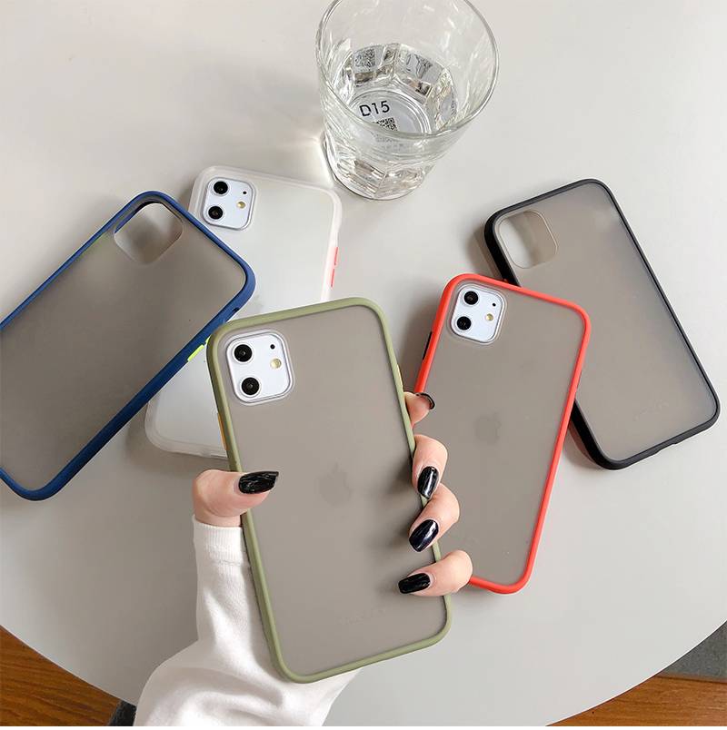 Mint Hybrid Simple Matte Bumper Phone Case For iPhone 11 Pro Max XR XS Max 6S 8 7 Plus Shockproof Soft TPU Silicone Clear Cover Mint Hybrid Simple Matte Bumper Phone Case For iPhone 11 Pro Max XR XS Max 6S 8 7 Plus Shockproof Soft TPU Silicone Clear Cover