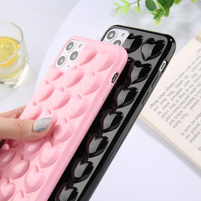 Ottwn 3D Love Heart Case For iPhone 11 Pro Max XR XS Max 7 8 6 6S Plus Candy Color With Lanyard Strap Silicone Soft Back Cover Ottwn 3D Love Heart Case For iPhone 11 Pro Max XR XS Max 7 8 6 6S Plus Candy Color With Lanyard Strap Silicone Soft Back Cover Phone Cases Material : For iPhone 11|For iPhone 11 Pro|For iPhone 11Pro Max|For iPhone 6 or 6s|For 6Plus or 6s Plus|For iPhone 7|For iPhone 7 Plus|For iPhone 8|For iPhone 8 Plus|For iPhone X|For iPhone XS|For iPhone XS Max|For iPhone XR