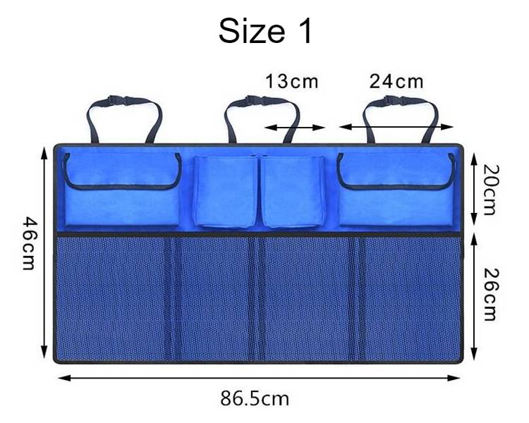 Car Rear Seat Back Storage Bag Multi Hanging Nets Pocket Trunk Bag Organizer Auto Stowing Tidying Interior Accessories Supplies