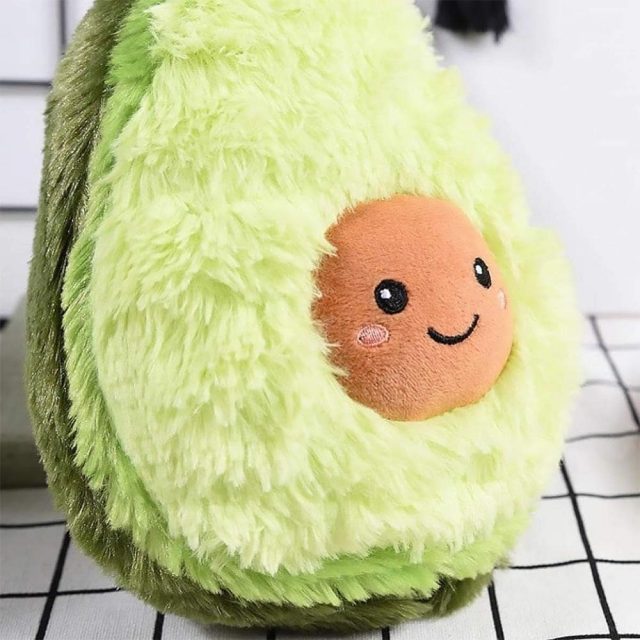 fluffy avocado toy