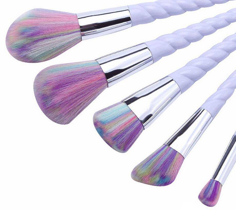 Hot 10pcs Unicorn Makeup Brushes Set Foundation Eyeshadow Base Powder Blush Blending Brushes Makeup Brush Cosmetic Tools