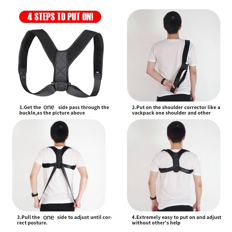 VIP DropShipping Medical Clavicle Posture Corrector Adult Children Back Support Belt Corset Orthopedic Brace Shoulder Correct