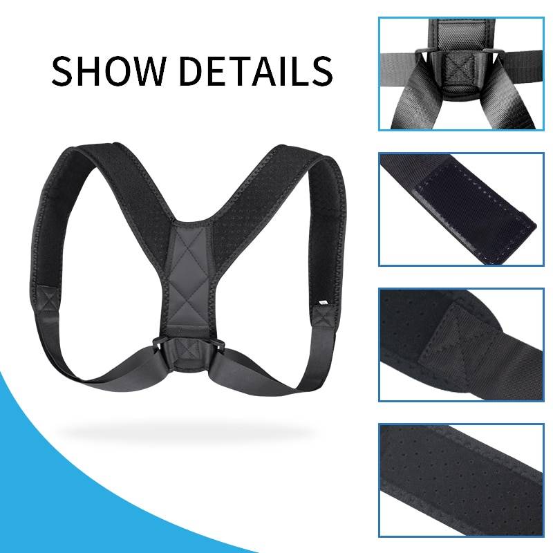 VIP DropShipping Medical Clavicle Posture Corrector Adult Children Back Support Belt Corset Orthopedic Brace Shoulder Correct